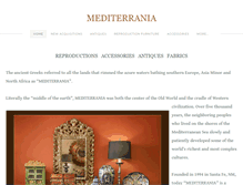 Tablet Screenshot of mediterraniaantiques.com